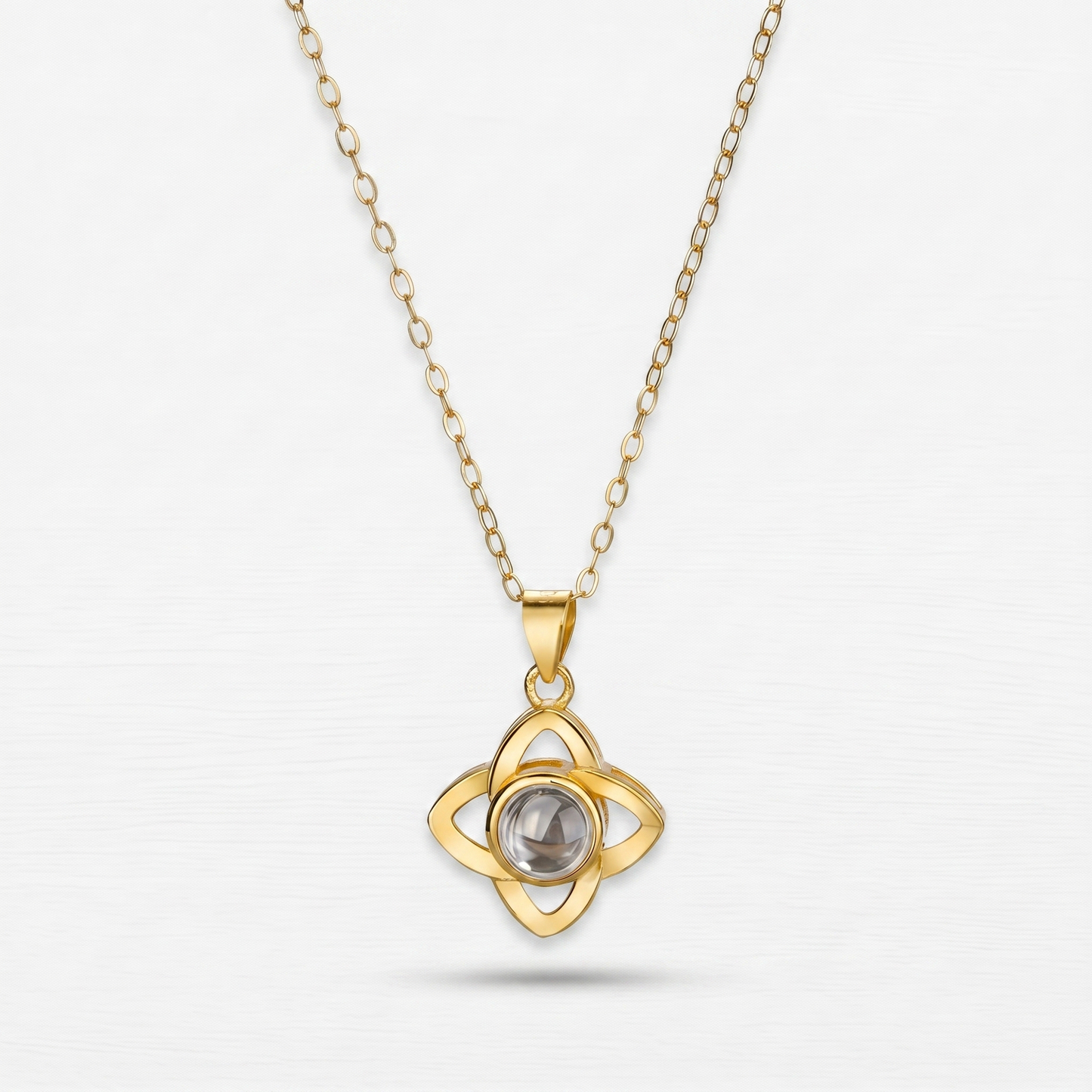 Onyx - Collar de Flor con Foto Proyectada