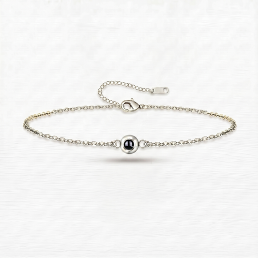 Pulsera de Cadena con Foto Proyectada - Personalizable